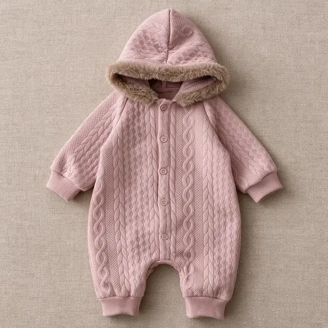 Plait Hooded Jumpsuit