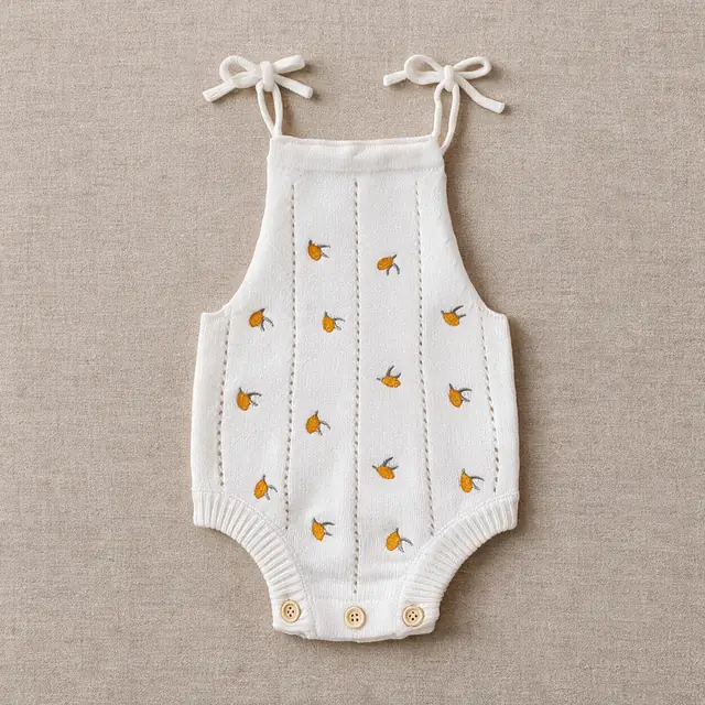 Rosebud Tie Romper