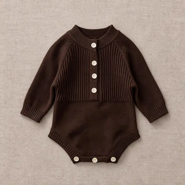Henley Placket Bubble Romper