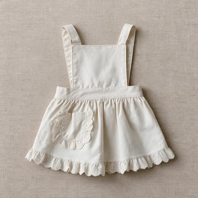Shell Broderie Pinafore