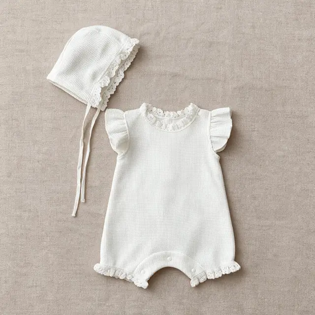 Broderie Frill Romper