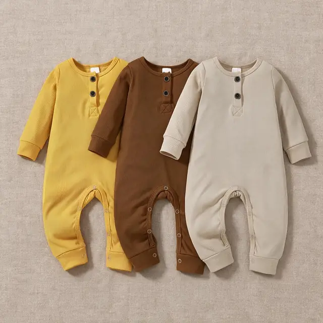 Turnback Henley Romper