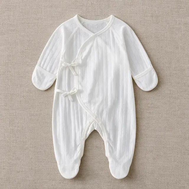 Posy Wrap Footed Sleepsuit