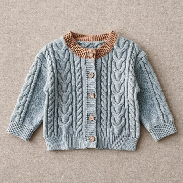 Aran Column Cardigan