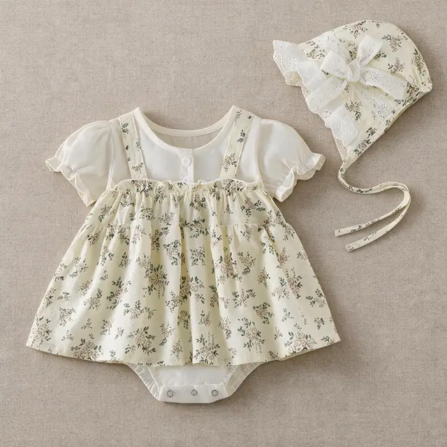 Rosebud Pinafore Romper