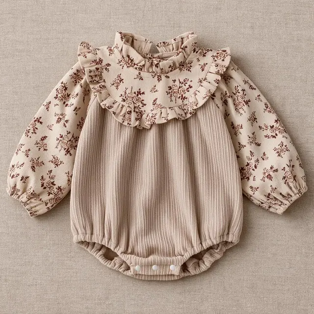 Marigold Bib Bubble Romper
