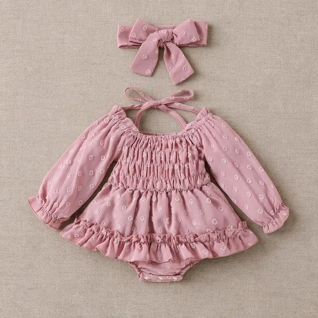 Rosebud Dot Dress