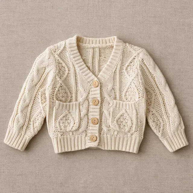 Aran Pocket Cardigan
