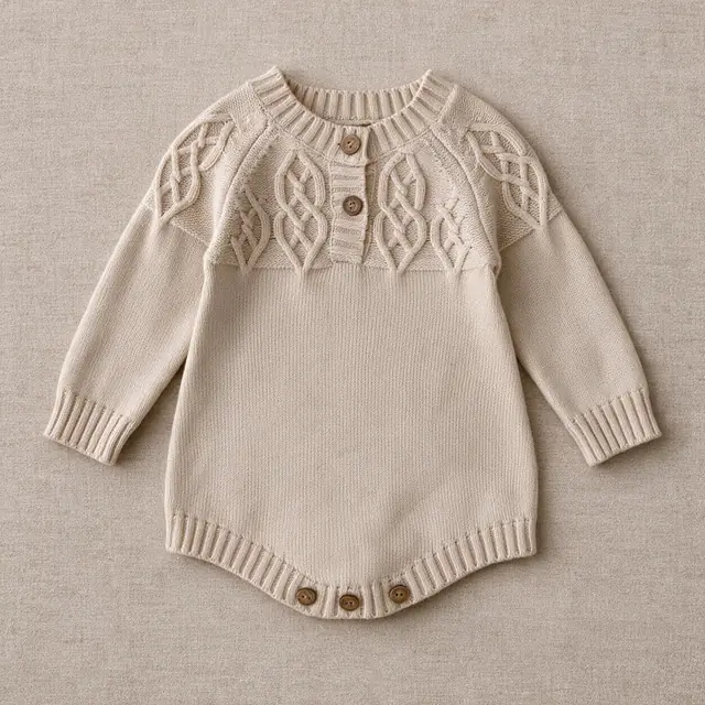 Plait Yoke Romper