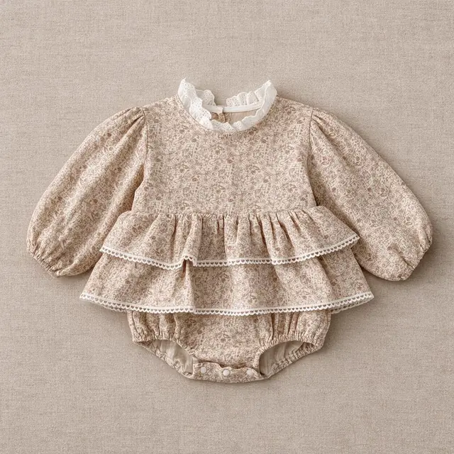 Wildflower Tier Bubble Romper
