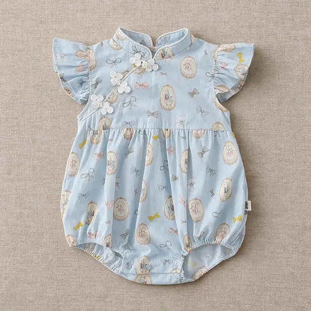 Storybook Ribbon Bubble Romper
