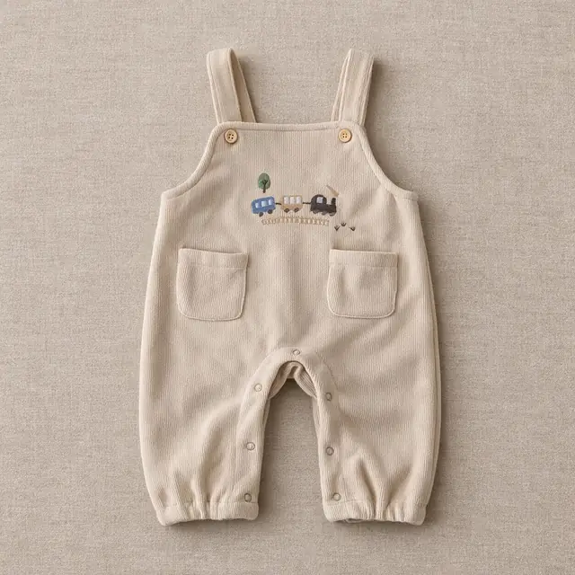Little Train Pocket Overalls