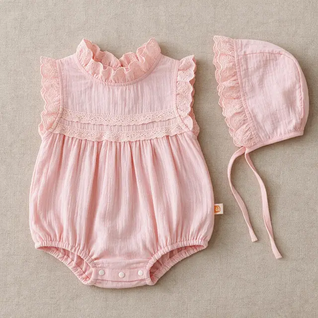 Christening Eyelet Romper