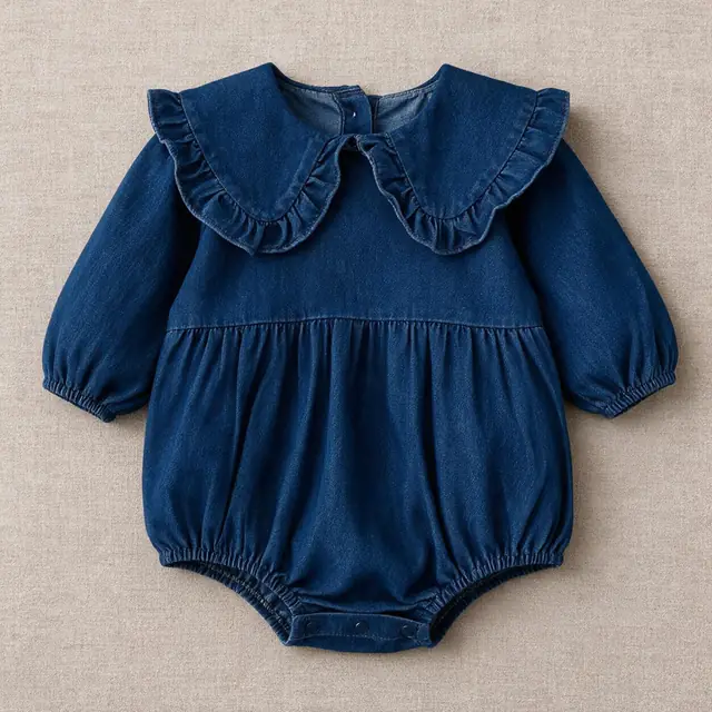 Toffee Collar Bubble Romper