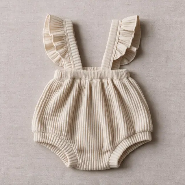 Frill Strap Overalls