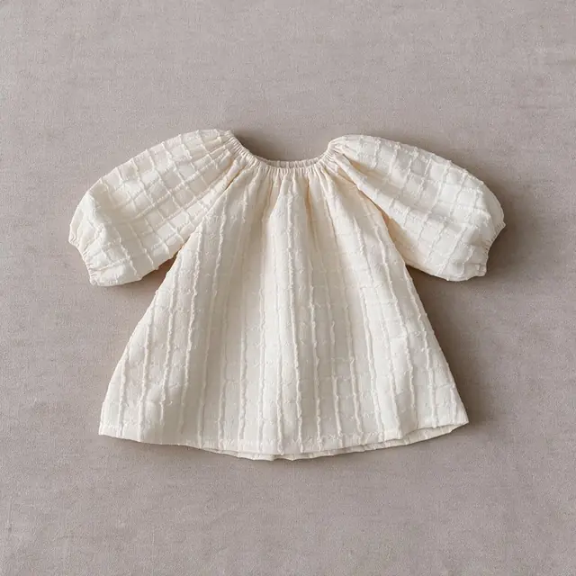Lattice Puff-Sleeve Top