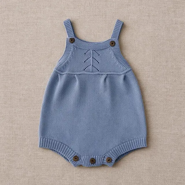 Lattice Pinafore Romper