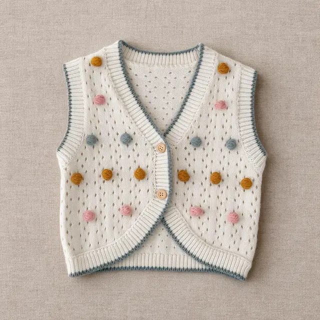 Dewdrop Openwork Vest