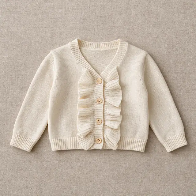 Petal Frill Cardigan