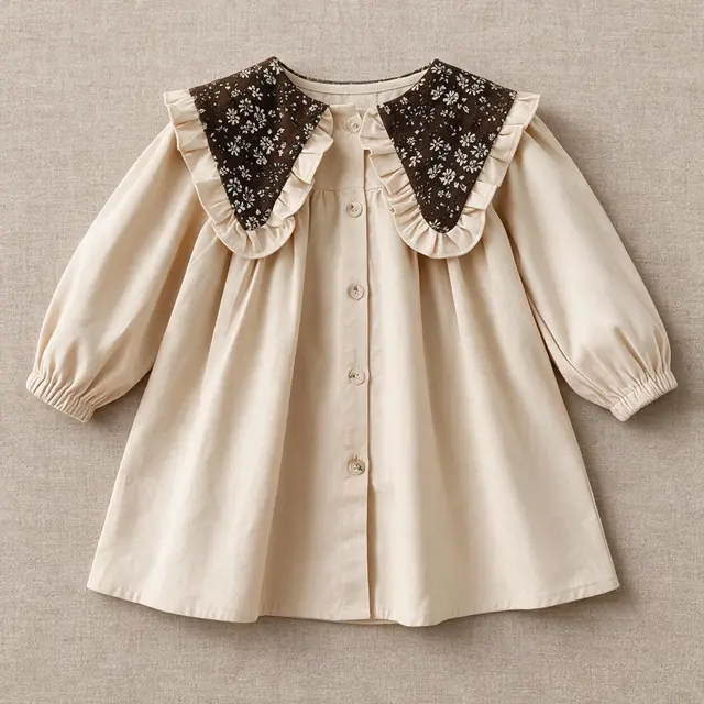 Meadow Frill Collar Dress