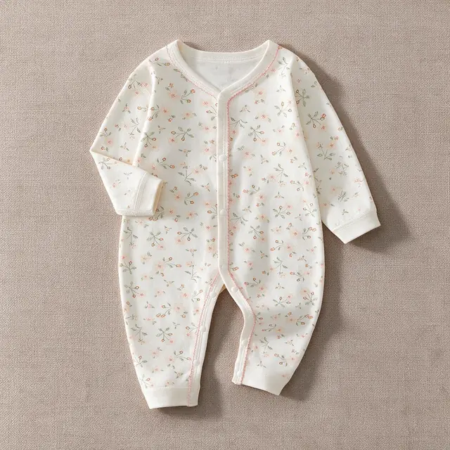 Picot Ditsy Jumpsuit