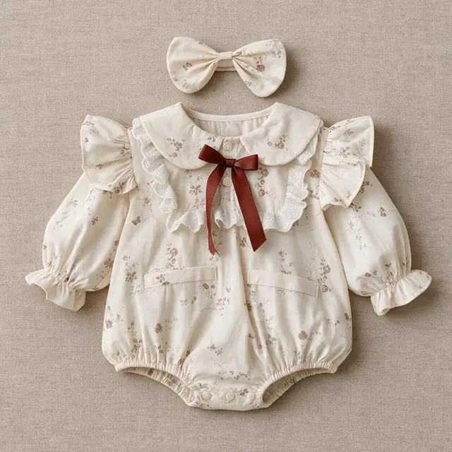 Ribbon Broderie Romper