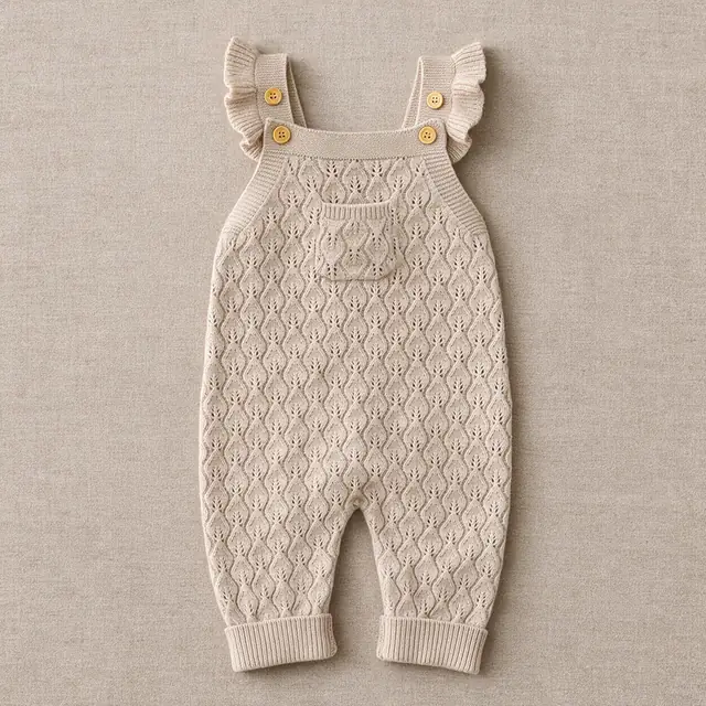 Lattice Frill Overalls