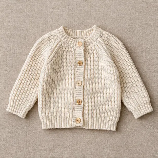Button Placket Cardigan