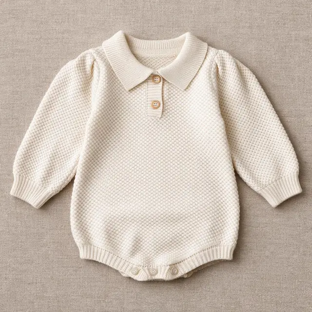 Placket Bubble Romper