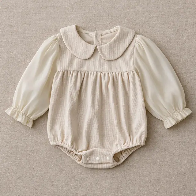 Peter Pan Puff Romper