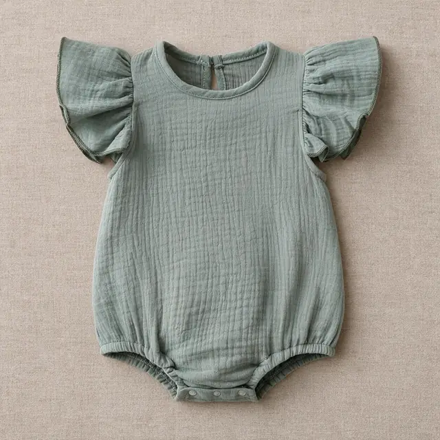 Crinkle Flutter Romper