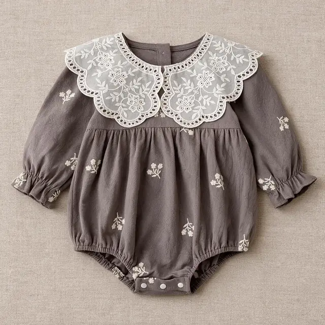 Broderie Sprig Bubble Romper