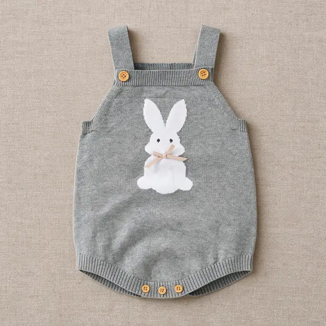 Little Rabbit Button Romper
