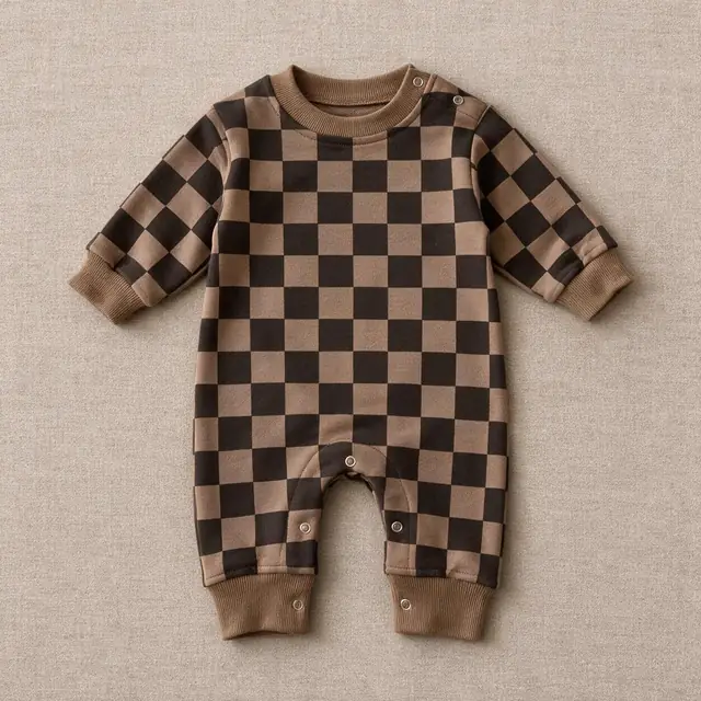 Picnic Check Romper