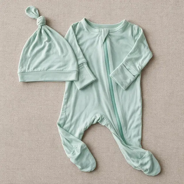 Zip-Front Footed Sleepsuit