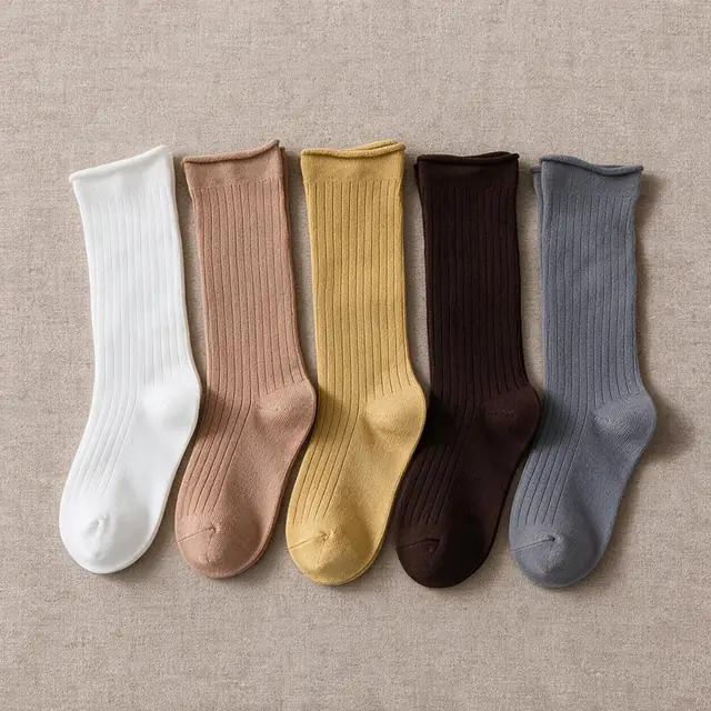 Ticking Rib Socks