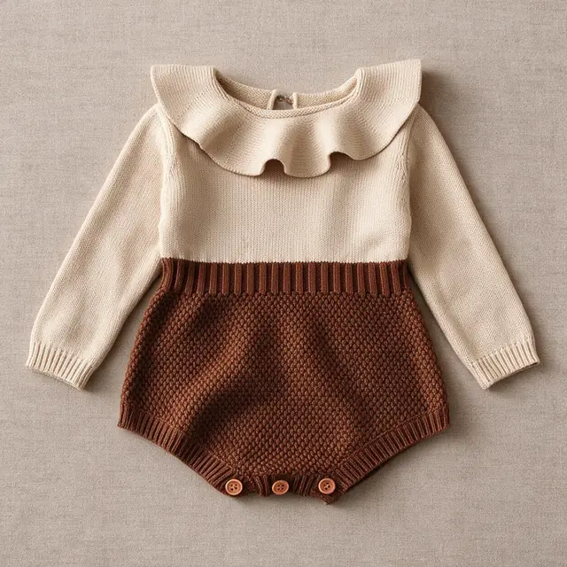 Moss Stitch Romper