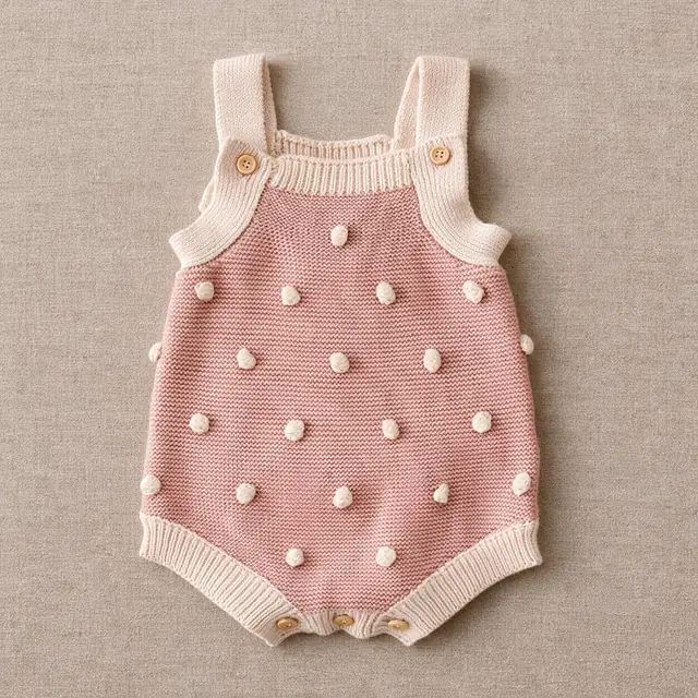 Pebble-Dot Romper