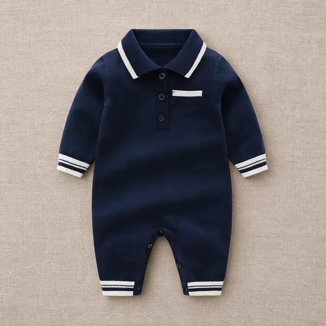 Barley Stripe Pocket Romper