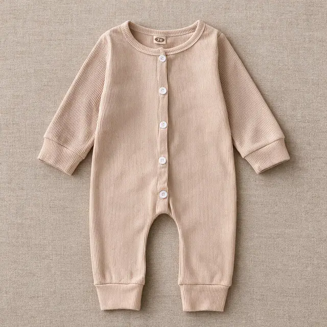 Quince Ribbed Cuff Jumpsuit
