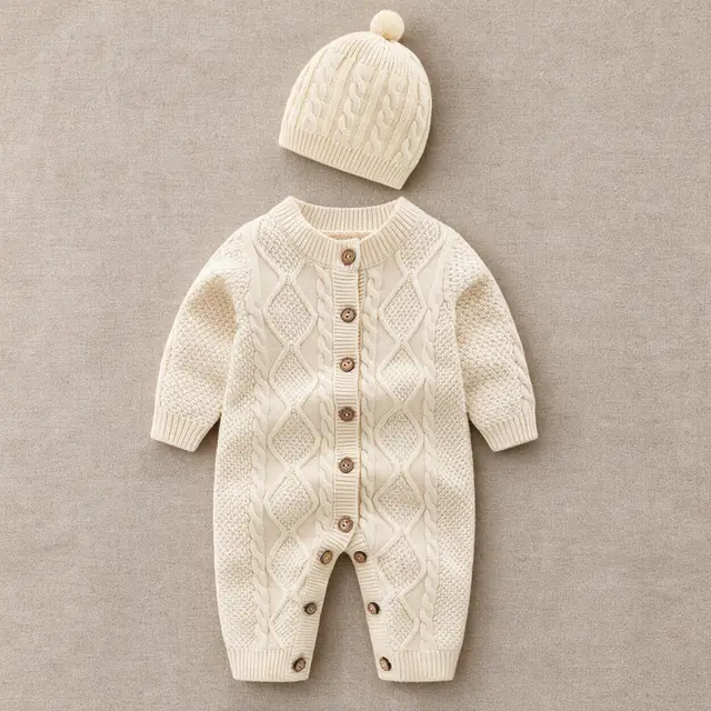 Plait Button Jumpsuit