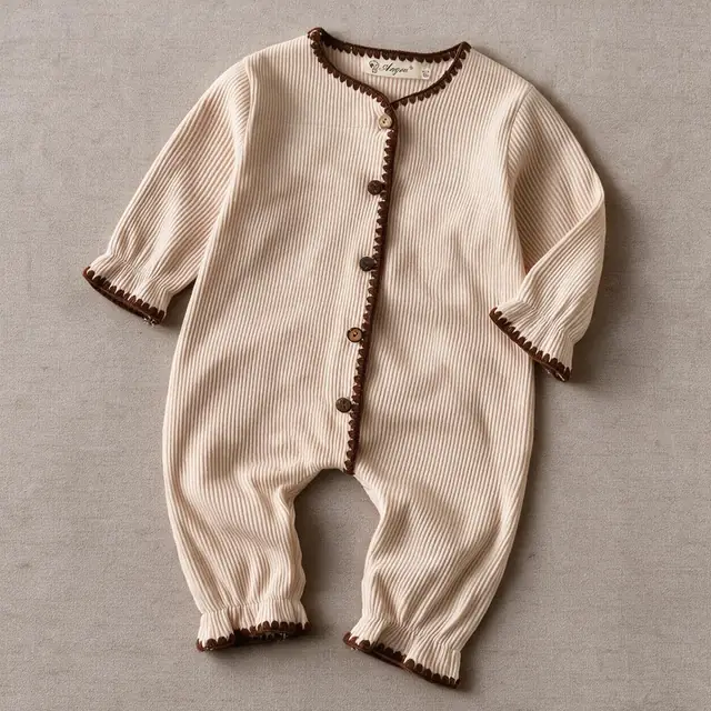 Seaside Edge Button Jumpsuit