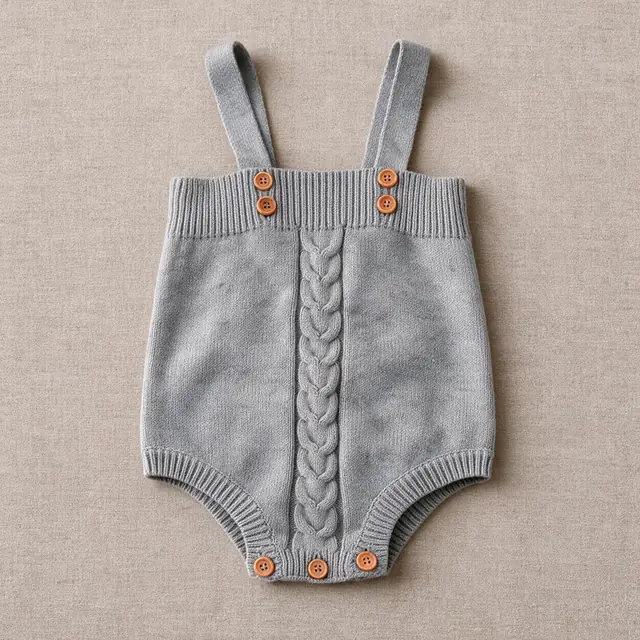 Pinafore Plait Romper