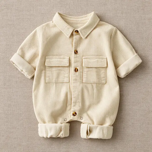 Sunday Collar Pocket Romper