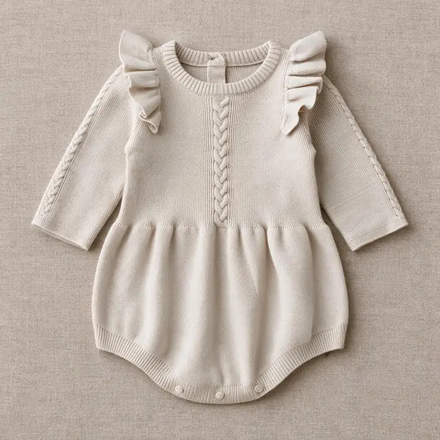 Plait Ruffle Romper