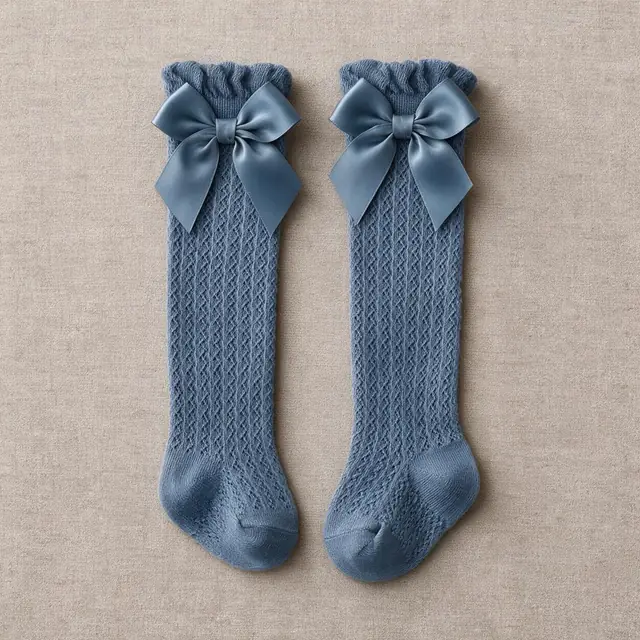 Ribbon Lattice Socks