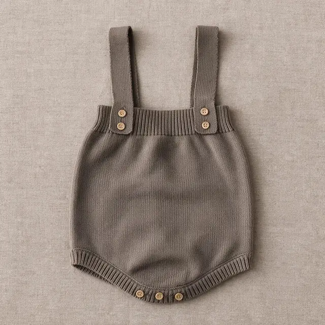 Little Button-Tab Romper