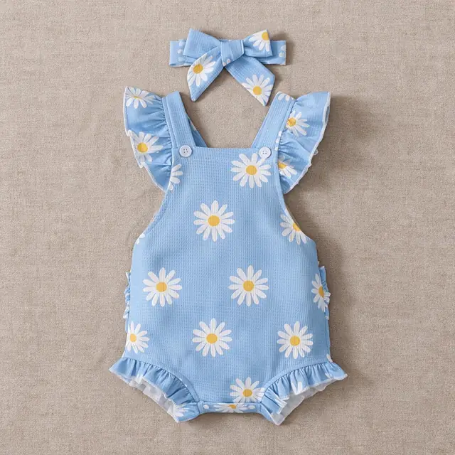 Meadow Frill Romper Set