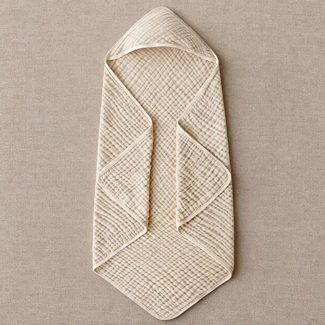 Piped Edge Hooded Towel