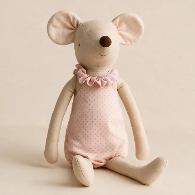 Frill Collar Mouse Doll